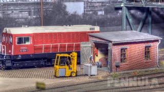 DDR Modelleisenbahn  VEB Chemiekombinat Halle Saale  Deutsche Reichsbahn der BunaWerke [upl. by Minnnie]