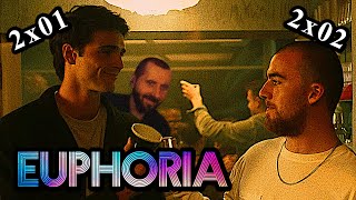 REACTION ► Euphoria ► 2x01  2x02 [upl. by Cyna]