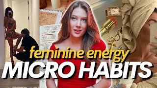 10 Tiny Micro Habits to Increase Your Feminine Energy [upl. by Lorita156]