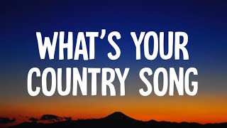 Thomas Rhett  What’s Your Country Song Lyrics [upl. by Noreht422]