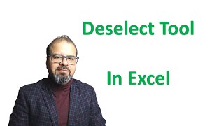 Deselect a selection in Ms Excel [upl. by Dalury]