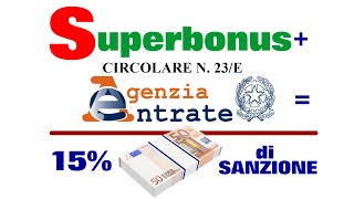 Superbonus – SANZIONI A TAPPETO – pesanti accertamenti da Agenzia delle Entrate – tutti coinvolti… [upl. by Johan788]