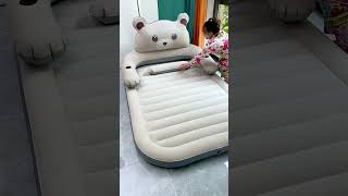 velvet beautiful bed👌🥰New Viral Gadgets Smart Appliances Kitchen UtensilsHomeInventions shorts [upl. by Baten447]