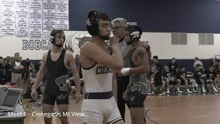 Cienega Varsity Wrestling vs Mt View and Catalina Foothills [upl. by Sihun]