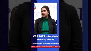 Mock Interview  CSS exam preparation from CSPs Academy Islamabad csspreparation [upl. by Aderfla]