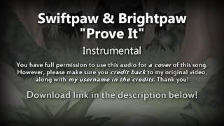 Instrumental quotProve Itquot Swiftpaw amp Brightpaw Original Warrior Cats Song [upl. by Assennej]