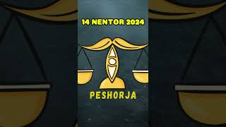 PESHORJA  Horoskopi ditor 14 nentor 2024 [upl. by Craggie]