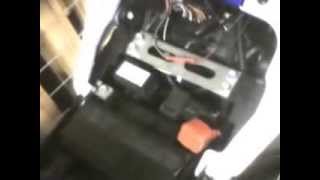 Suzuki GSXR How to remove a motorbike battery [upl. by Adarbil]