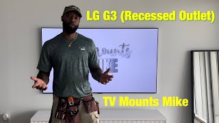 Installing A Recessed OutletBox For The 77” LG G3 PART 2 [upl. by My]