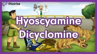 Hyoscyamine Dicyclomine Mnemonic for USMLE [upl. by Demmer232]