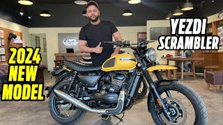 2024 Yezdi Scrambler New Model Review Video 🚀  This Is The ALL ROUNDER Motorcycle By Yezdi [upl. by Nocaed913]