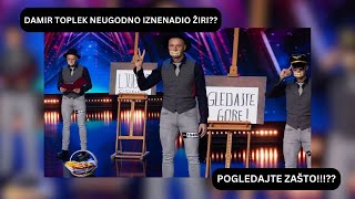 DAMIR TOPLEK SUPERTALENT  NASTUPOM NEUGODNO IZNENADIO ŽIRI [upl. by Kirsteni]