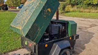 1997 Ingersoll Rand P101 Portable Compressor 23586 [upl. by Alleen711]