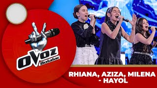 Ovoz Bolalar  RHIANA  MILENA  AZIZA  HAYOL SEVARA NAZARXON TheVoiceofUzbekistan [upl. by Thanos924]