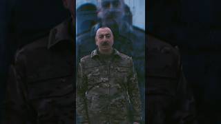 Prezident İlham Əliyev “dağıtdığınız yerdə dayanmışam…👊🏻” ilhamaliyev qarabağ ağdam [upl. by Adaha]