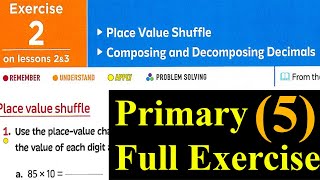 Exercise 2 on Lesson 2amp3 Place Value ShuffleComposind and Decomposing Decimals Grade 5 1st term [upl. by Balfore]