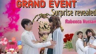 RABEECA HUSSAIN WEDDING  RABEECA KHAN HUSSAIN TAREEN  ENGAGEMENT  RAJAAOUNVLOGS [upl. by Petromilli]