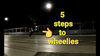 My 5 steps to help you wheelie a escooter [upl. by Attenauqa]