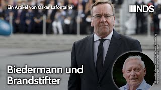 Biedermann und Brandstifter  Oskar Lafontaine  NDSPodcast [upl. by Htebezile]