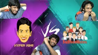 Hyper King Telugu Gamer VS Subscribers Pubg Mobile Frustrated Comedy Moments [upl. by Wichman]