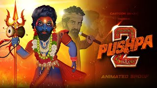 Pushpa 2 The Rule Movie Spoof  Cartoon Smash [upl. by Derriey990]