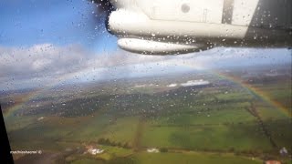 Fly over the Rainbow with Aer Lingus Regional ATR 42300 [upl. by Ykcub363]