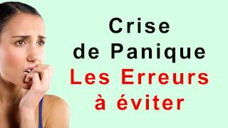 crise de panique traitement crise de panique [upl. by Notyard]