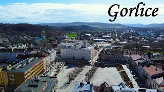 Rynek w Gorlicach z drona DJI 4k  Rynek w Gorlicach z lotu ptaka DJI 4k [upl. by Modnarb]