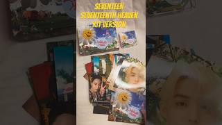 Seventeen Seventeenth Heaven Kit Version Unboxing seventeen unboxing [upl. by Yenohtna]