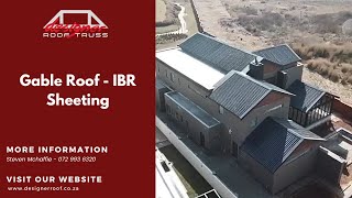 Gable Roof  IBR Sheeting [upl. by Boynton]