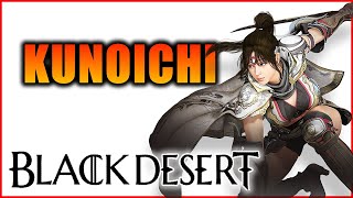 Kunoichi Conheça a classe  Black Desert Online [upl. by Atilol]