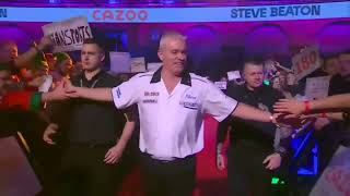 Steve Beaton Walk on  World Darts Championship 2023 [upl. by Kenward804]