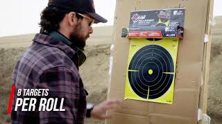 EZ Aim® PullNShoot Splash Reactive Paper Shooting Targets by Allen [upl. by Earl]