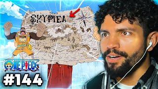 An island in the sky ONE PIECE EP 144 REACTION [upl. by Tsyhtema155]