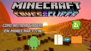 como instalar shaders en Minecraft 118 Android [upl. by Auberta]