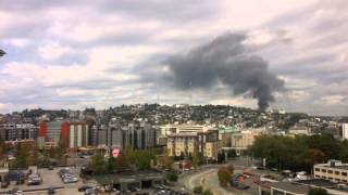 ASKO Processing Fire Fremont Seattle [upl. by Hafeetal]