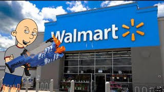 Classic Caillou Steals A Nerf Rival Gun From Walmart  Caught amp Grounded [upl. by Dat842]