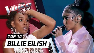 Outstanding BILLIE EILISH covers on The Voice [upl. by Acsisnarf]