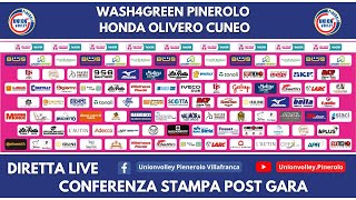 Conferenza Stampa Post Gara  Wash4Green Pinerolo vs Honda Olivero Cuneo [upl. by Borroff]