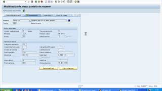 Modifica Precio Existencias Transacción MR21 [upl. by Winni]