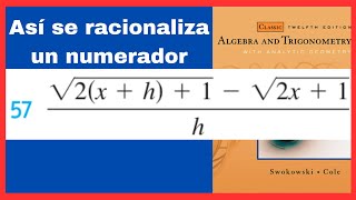 Ejercicio 57 resuelto sección 14 libro algebra y trigonometria con geometria analitica [upl. by Atnamas]