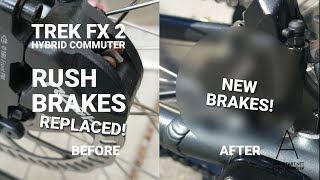 NEW BRAKES TREK FX 2 DISC HYBRID COMMUTER CYCLING BIKE BIKES BIKING BICYCLE trekbikes [upl. by Starr]