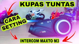 CARA SETTING INTERCOM MAXTO M3 [upl. by Felicia]