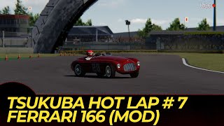 Ferrari 166 MM Barchetta  Hot Lap at TSUKUBA Circuit 7 [upl. by Domel]