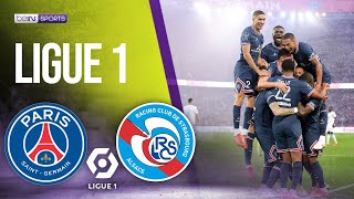 PSG vs Strasbourg  LIGUE 1 HIGHLIGHTS  8142021  beIN SPORTS USA [upl. by Apilef]