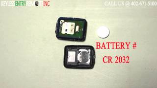 How To Replace Mazda 626 Key Fob Battery 1998 1999 2000 2001 2002 [upl. by Araz]