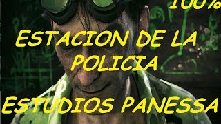 Batman Arkham Knight 100 Los 243 Acertijos ESTACION POLICIA PANESSA STUDIOS Trofeo Caja Sorpresa [upl. by Tdnerb630]