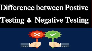 What is the difference between Positive and Negative Testing  Manual Testing tutorial In Telugu [upl. by Ennylcaj786]