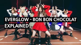 EVERGLOW  Bon Bon Chocolat Explained by a Korean [upl. by Eleanora]