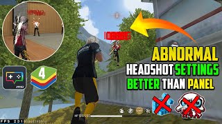 Free Fire Emulator Best Abnormal Headshots Settings  msi Emulator Best headshot tweaks amp Dpi 2024 [upl. by Narak757]